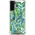 Cat Coq Tropical Leaves Galaxy S21 FE Clear Case